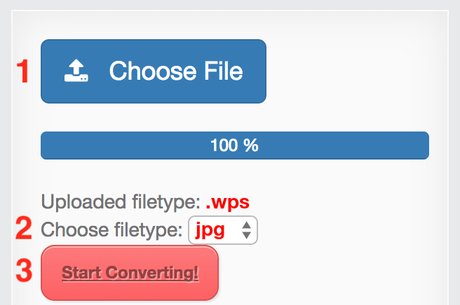 to docx a convert wps online  to file Convert WPS  JPG without installation